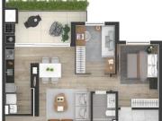 Apartamento 2 quartos no Centro