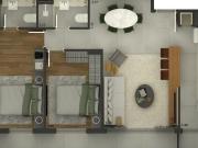 APARTAMENTO 2 QUARTOS NO JD. BOTANICO