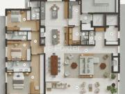 Apartamento, 3 dormitórios, 257 m², em Moinhos de Vento