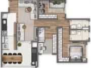 Apartamento 3 Dormitórios c/ Suíte Panamby