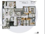 apartamento 3 quartos 171m2 à venda no Ecoville R$ 2581.000