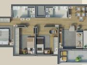 APARTAMENTO 3 QUARTOS 1 SUÍTE 2 VAGAS À VENDA NO NOVO...