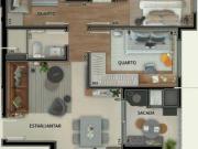 Apartamento 3 Quartos 74M² no Portão ! R$ 745.000,00