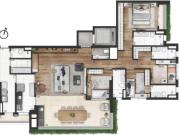 Apartamento 3 Quartos a venda em Pinheiros Vista Jardins...