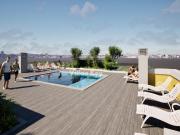 Apartamento 3 quartos piscina na cobertura e garagem box...