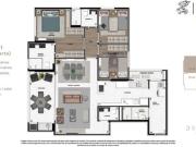 Apartamento 3 Quartos, sendo 1 Suíte, 2 Vagas, no Ecoville