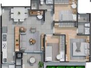 APARTAMENTO 3 QUARTOS SUÍTE SACADA À VENDA NO ECOVILLE...