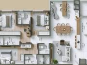 Apartamento 3 quartos Ã venda no Ed. Positano Praia Brava