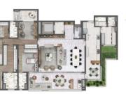 Apartamento 3 Suítes a venda em Moema SP. Italiana...