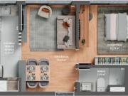 Apartamento 42m² Zona Norte POA/RS