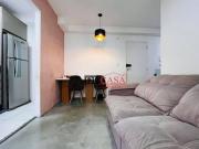 Apartamento 44mt² com sacada 2 dorm. / Vaga coberta livre