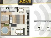 Apartamento 49 m2 Arquitetura Moderna 2 Dormitórios...