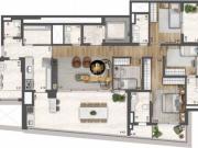 Apartamento 4 dormitórios para Venda em São Paulo,...