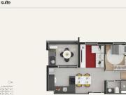 Apartamento 55,98m², 2 quartos no Alto da Xv Curitiba 12723