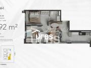 APARTAMENTO 59,92MTM 2 QUARTOS SENDO 1 SUITE SETOR...