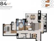 Apartamento 84m² 3 dormitórios com suíte Vila Osasco Osasco
