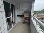 Apartamento à 300m do mar com 2 quartos em Mongaguá