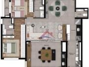 Apartamento à venda, 102 m² por R$ 1.480.000,00 Mooca...