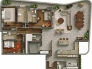 APARTAMENTO A VENDA 183 M2 3 SUITES 3 VAGAS VILA MARIANA