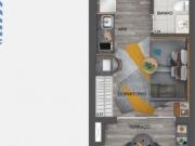 Apartamento a Venda, 1 dorm no Brooklin