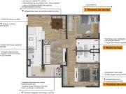 Apartamento à venda com 2 dormitórios, suíte e Varanda...