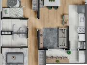 Apartamento 2 dormitórios, suíte, varanda Gourmet São...
