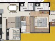 Apartamento à venda, 2 quartos, 1 suíte, 1 vaga, Jardim...