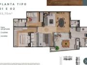 Apartamento à venda 3 DORMITÓRIOS, 80 m² DE R$...
