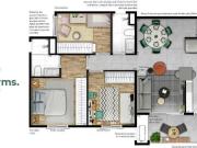 Apartamento à venda 3 Dormitórios com suíte e varanda...