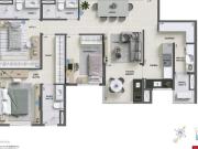 Apartamento à venda, 3 quartos, 2 suítes, 2 vagas, Vila...