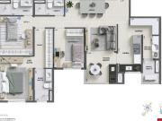 Apartamento à venda, 3 quartos, 2 suítes, 2 vagas, Vila...