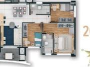 Apartamento à venda 3 quartos sendo 1 suíte e 1 vaga com...