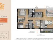 Apartamento à venda 3 quartos sendo 1 suíte e 2 vagas