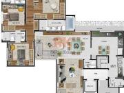 Apartamento à venda, 4 quartos, 1 suíte, 4 vagas,...
