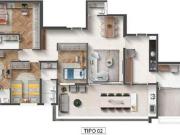 Apartamento à venda, 4 quartos no bairro Boqueirão em Santos