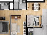 Apartamento à venda, 56 m² 2 quartos, 1 suíte Água Verde...