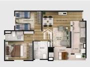 Apartamento à venda, 63 m² por R$ 371.000,00 Condomínio...