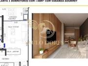 APARTAMENTO A VENDA A 200 METROS DO MAR, 1 DORMITÓRIO...