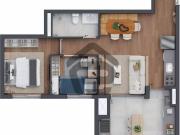 Apartamento à Venda com 2 Dormitórios no Brooklin Apartamento à Venda com 2 Dormitórios no Brooklin