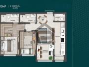 Apartamento à Venda com 2 Dormitórios no Brooklin