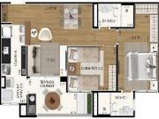 Apartamento à venda com 2 quartos em Vila Pires Santo...