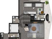 Apartamento à Venda com 2 Suítes na Vila Olímpia