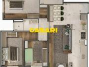 Apartamento à Venda com 3 Dormitórios e 82 m² no Rudge...