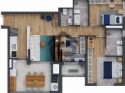 Apartamento à Venda com 3 Dormitórios no Brooklin