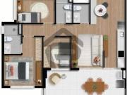 Apartamento à Venda com 3 Dormitórios no Campo Belo