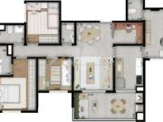 apartamento à venda em Jardim Aurélia