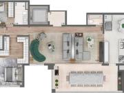 Apartamento a Venda em Perdizes Com 3 Quartos e 2 Vagas