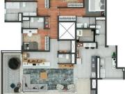 Apartamento à Venda em Pinheiros com 4 Quartos e 3 Vagas