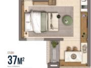 Venha morar na Vila Mariana apartamento de 37 metros com...