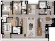 Apartamento à Venda Itaim Bibi 3 Dormitórios e 3 Vagas